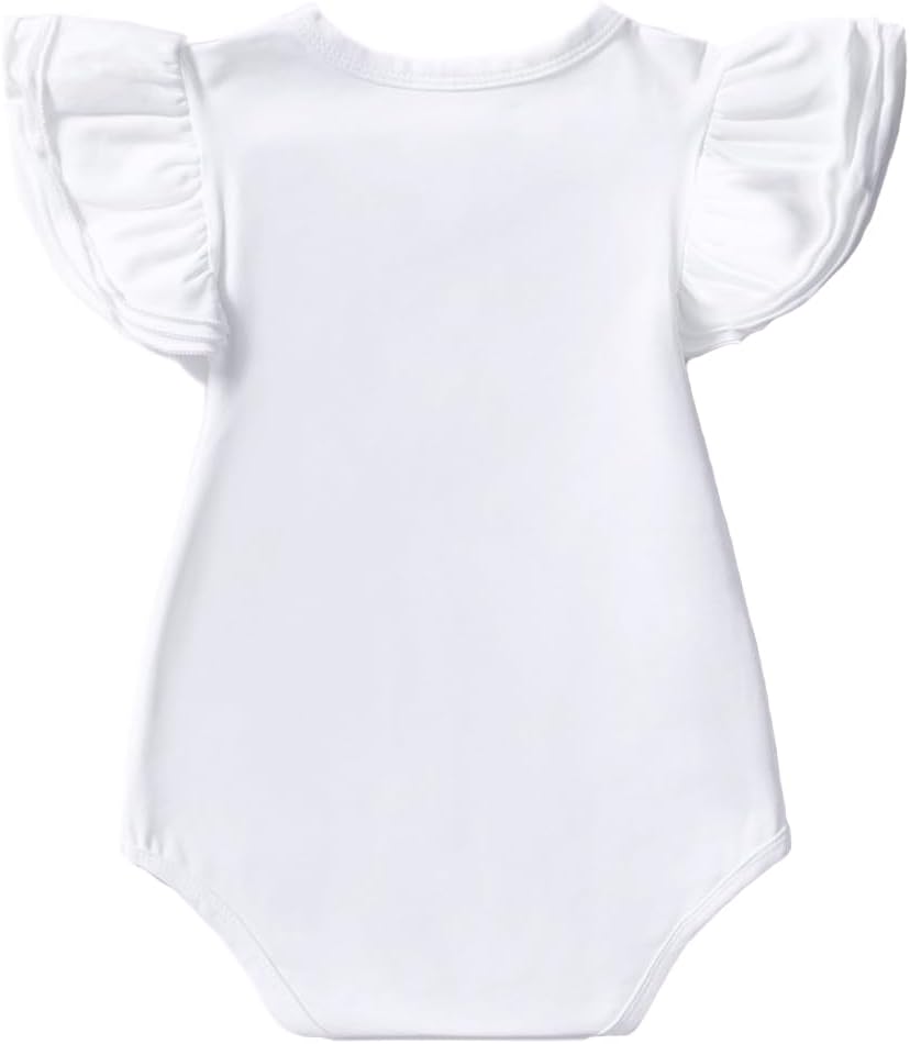 Baby Girl Ruffle Sleeve Onesies Quality Cotton Clothes - Image 2