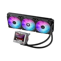 ASUS ROG Ryujin II 360 ARGB EVA EDITION all-in-one liquid CPU cooler 360mm Radiator (3.5&quot;color LCD, embedded pump fan, 3xROG 120mm ARGB fans, compatible with Intel LGA1700,1200 and AM5,AM4 socket)