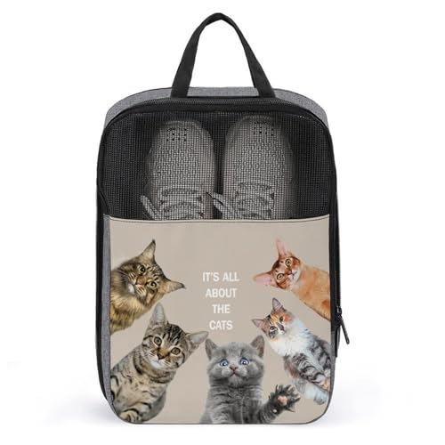 �V���[�Y�o�b�O �V���[�Y�P�[�X �V���[�Y�� �y�� ������� ���킢�� �L�� It's All About The Cats �C�� �������� �ʋC �h���h�L �h���h�o �g�ѕ֗� �j�����p �o�� ���s�p �A�E�g�h�A