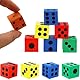 24 Stück Schaumstoffwürfel, Flüsterwürfel, Lernspielzeug, 2 cm Schaumstoffwürfel, Farbwürfel, Kindergarten, Vorschule, Schule, Klassenzimmer, Mathespiele