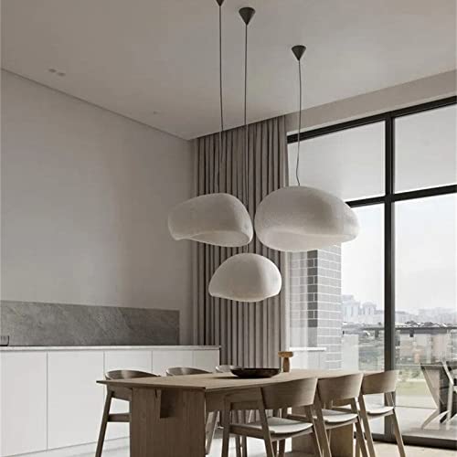 Jaymp 30Cm Modern Pendant Light For Dining Room Kitchen Island Light Hallway Restaurant Hanging Lamp E26 Base Japanese Wabi-Sabi Style Bird Nest Shape Lighting Fixture #TOP2
