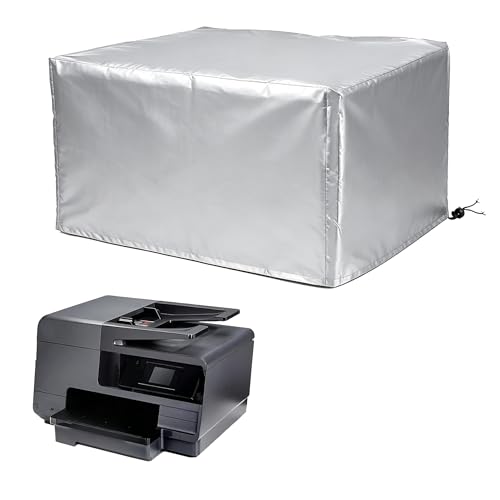 TQGIBCX Printer Cover for Oki B432dn 2019–2025, Printer Dust Cover for Home Office, Copier Inkjet Laser Storage, Desk Organizer Workspace Protection Daily Use,B Silver