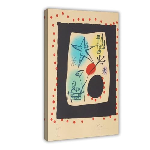 Impression sur toile Les Coccinelles de Joan Miro pour décorer votre bureau
