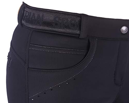 Pantalon d'équitation softshell QHP Alexa chaud taille 38