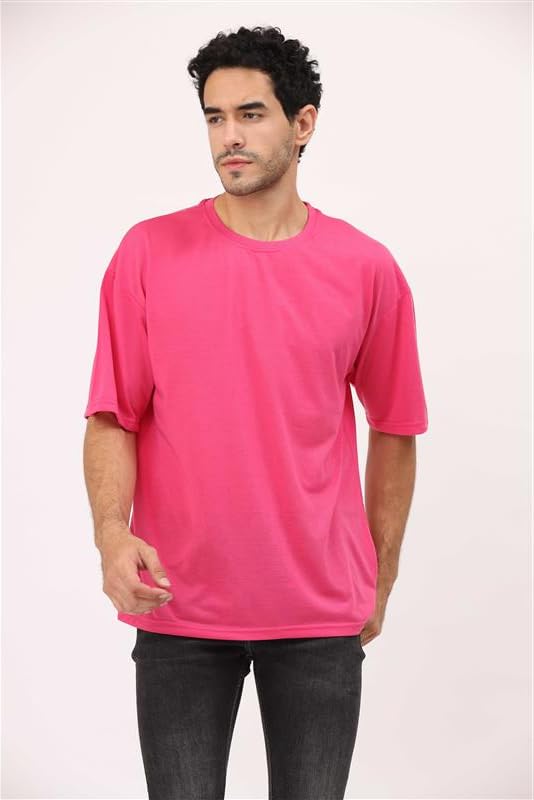 Image of LEOTUDE Men's Oversize Graphic Printed Combo Pack of 3 T-Shirt | Round Neck Half Sleeve T-Shirt for Men's (Combo : Pack of 3)