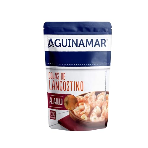 AGUINAMAR® Colas de Langostinos al Ajillo 105g - Raciones de mar en tu hogar