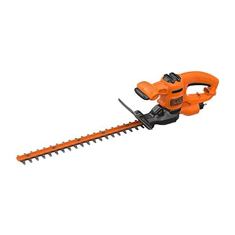 BLACK + DECKER Hedge Trimmer with 420W Motor Cover