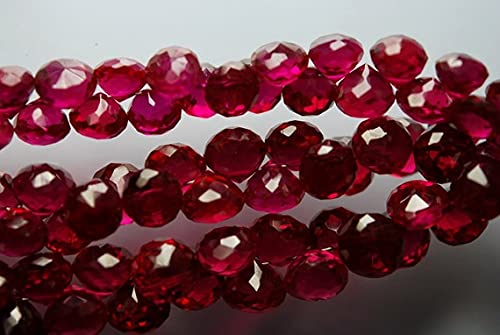 Corindon rubellite oignon pour boucles d'oreilles de soirée et mariages