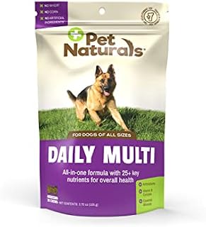 Pet Naturals® Daily Multi for Dogs Complete Multivitamin with 28 Dog Specific Vitamins and Nutrients, 30 Chews