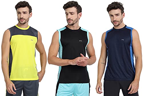 Image of FTX Men's Solid Regular Fit T-Shirt