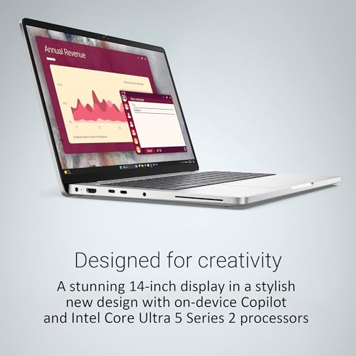 Image of Dell Pro 14 PC14250 Business Laptop, Intel Ultra 5 235U, 32GB DDR5, 1TB SSD | Next Gen Latitude 5450, 14 inch FHD+ Anti-Glare, AI PC, 12-Core, > Ultra 7 165U, IR Webcam, Backlit, Thunderbolt 4, Win 11 Pro