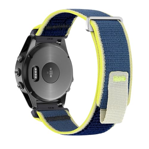 Elástico Correa de Reloj Compatible con Garmin Forerunner 645/645 Music Correas, Suave Nylon Trenzado Cierre Rápido Pulsera con Metálico Banda para Garmin Forerunner 645/645 Music Pulseras (25)