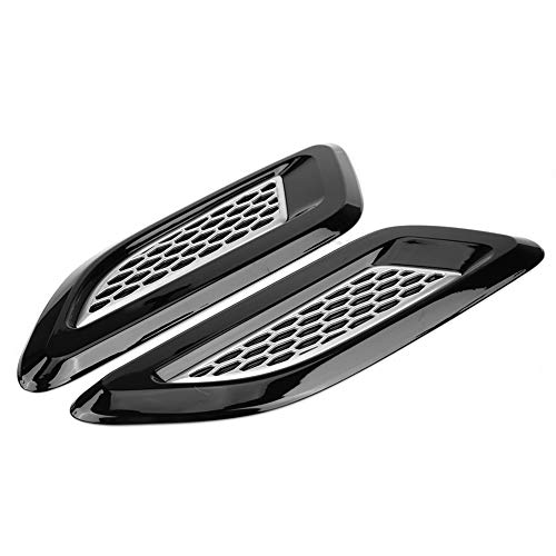Garniture d'aile de sortie d'air chromée bicolore pour sublimer le capot de votre auto