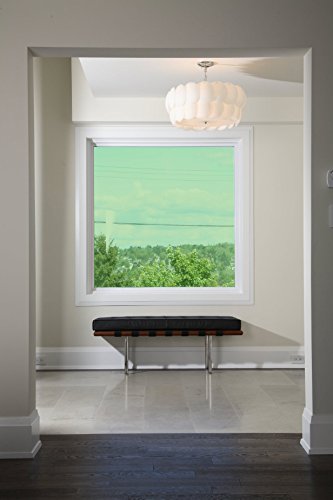 Active Optic Transparent Decorative Coloured Stained Glass Window Film A Self Adhesive - Translucent Colourful Optically Clear Tint Sticky Back Vinyl - Green 35-10mx76cm (30")