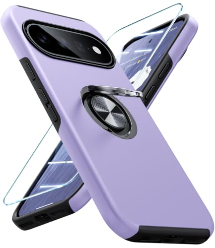 JAME for Google Pixel 11/11 Pro �P�[�X �����O�X�^���h �ϏՌ� �X���� �g�ѓd�b�P�[�X | �X�N���[���v���e�N�^�[�A2�w�~���^���[�O���[�h�̍��ϋv�J�o�[�A�������L�b�N�X�^���h�z���_�[�AGoogle 11/11 Pro�p�X����