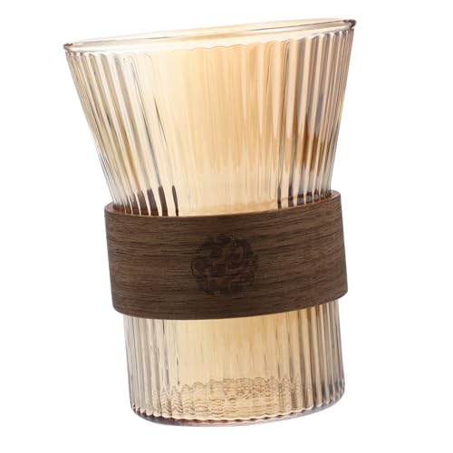 TOPBATHY Gobelet Salle De Bain en Verre 4.5X3.3 Pouces pour Rince-Bouche Et Brosse À Dents Usage Domestique Confortable À Tenir Et Facile À Nettoyer