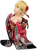 Popular Limited Edition Anime Fate EXTELLA Nero Clus Red Saber Kimono Kneeling Beautiful Girl PVC Action Figure DeskCollectible Decoration Ornaments Statue Model Doll Gift Boxed