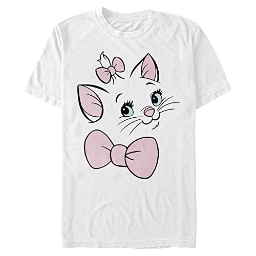 T-Shirt Marie Disney Blanc Homme Grande Taille 4XL Tall coupe confortable