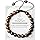 AWARDSEN Oeil de Tigre Bracelet Pierre Naturelle Femme Homme 8 mm Bracelet Brun Perles Réglables Bijoux Cadeau Pour Femme Homme