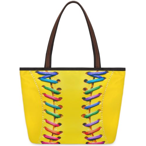 Sac fourre-tout de baseball zippé anti-pickpocket, grand sac à main de rechange 45 x 33
