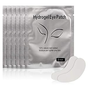 G2PLUS 50 Pares Gel de Ojos Almohadillas Pestañas Parches Ojos Eye Gel Pads para Pro Salon Extensión Individual de…