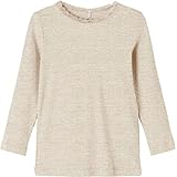 NAME IT Mädchen NMFKAB LS TOP NOOS T-Shirt, Peyote Melange, 86