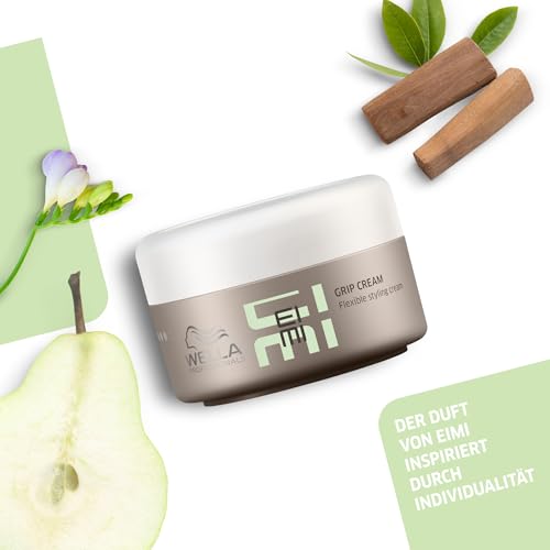 4. Bild von Wella EIMI Grip Cream – Professionelle Stylingcreme mit brasilianischem Carnauba-Wachs – weiche, texturierende Haarcreme für ein definiertes Haarstyling – 1 x 75 ml 75 ml (1er Pack)