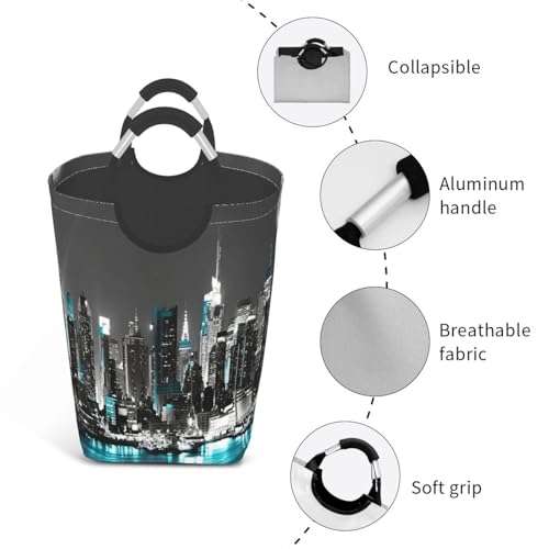 Sac à linge pliable grand format pour ranger le linge du dortoir - 5