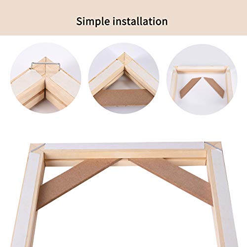Canvas Frame, 36 X48 Inch Stretcher Bars Wood Kits With Accessories For Oil Painting And Picture Wall Art #TOP3