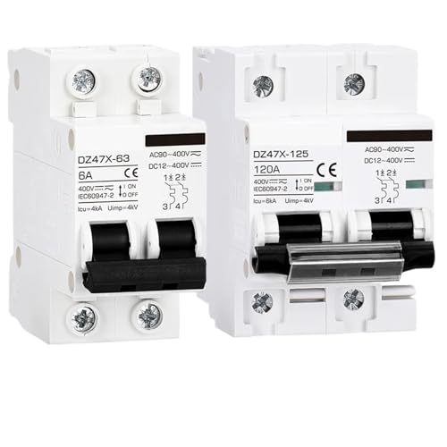 Disjoncteur thermique court-circuit résolu 30A DZ47X pour batterie et solaire