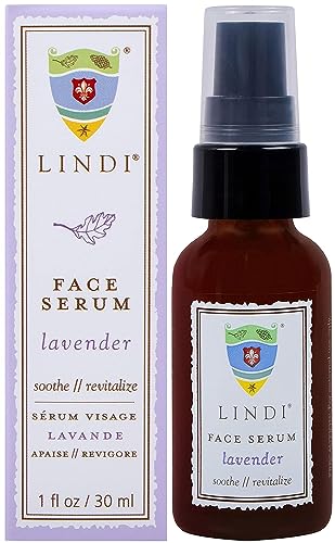 LINDI SKIN Lavender Face Serum - Ultimate Moisture and Comfort To Restore Your Skin Immediately - Reduce Facial Rash, Redness, and Itching - Relieves Uncomfortable Effects of Chemo Rash(1 fl oz)