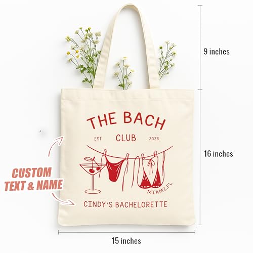 Bolsa Tote personalizada para mujer en lona miniatura 3