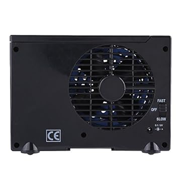Ejoyous Ventilador de ar condicionado de carro, mini refrigerador de ar de 12 V, ventilador evaporativo de água refrigerador de ar condicionado portátil para carro, caminhão, SUV, veículo, barco, uso
