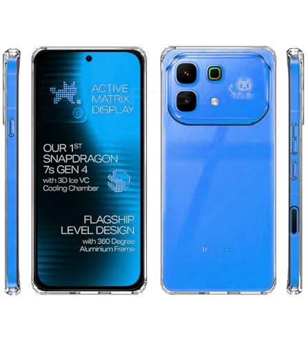 Image of Soft Silicone TPU Flexible Back Cover Compatible with Infinix Note 60 Pro 5G