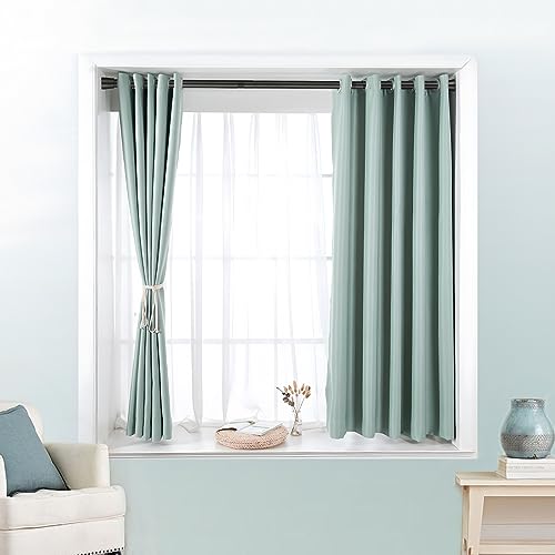 Mexau 28" TO 48"-1PCS Spring Tension Curtain Rod 28 To 48 Inch Adjustable Expandable Black Tension Rod 7/8 Inch Shower Curtain Rods No Drilling Spring Loaded Curtain Rod thumb #4