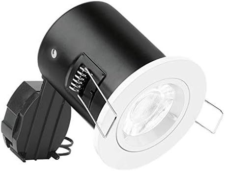 Enlite (Aurora) GU10 Fire Rated Fixed Downlight - White (Pack of 10)