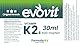 EVOVIT VITAMIN K2 MK7 200 µg 30 ml mit nur 3 Tropfen - 99,7+% All-Trans - 7 Monate haltbar - Vegan & Geprüfte Inhaltsstoffe | Made in Italy