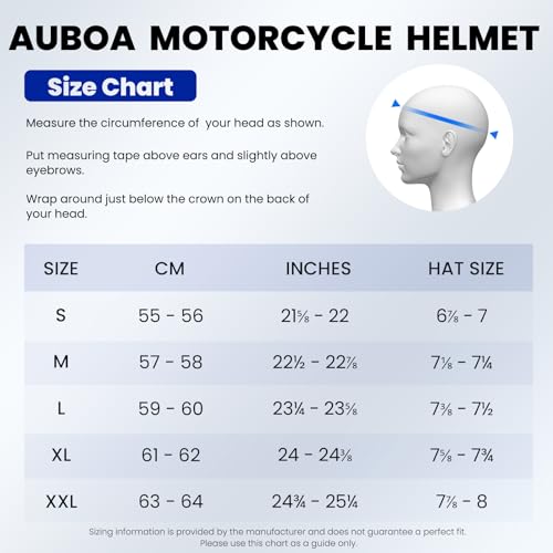 Auboa ABCA-FA-AU-T801-MB-M Full Face Motorcycle Helmets thumb #5