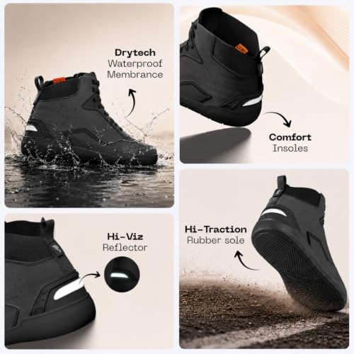 Image of Clan Torque Waterproof D3O Motorcycle Riding Shoes