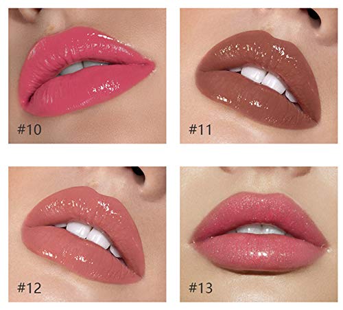 Maepeor Shimmer Glossy Lipgloss Set 8Pcs Non-Sticky Moisturizing Lip Gloss Long-Lasting High Shine & Shimmer Liquid Lipstick For Girls And Women (Shimmer Glossy, 8Pcs-B) #TOP2