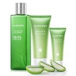All Purpose Aloe Vera Gel Set - 3 Pieces - Skin Hydrator, 114g Aloe Vera Gel & 45g Aloe Vera Gel Travel Size