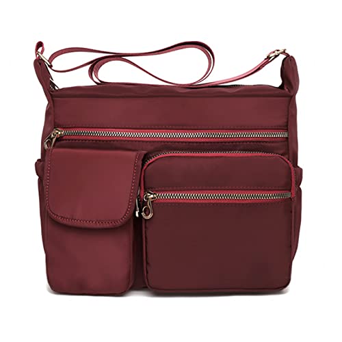 NOTAG Crossbody Purses for Women Nylon Multipockets Messenger Shoulder Bags Lightweight Daily Pocketbooks