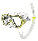 Kit de snorkel para adultos que consiste en: máscara Seac Panarea y tubo Seac Jet