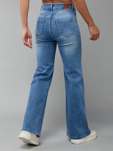 Image of Dolce Crudo Women's High Waist Straight Fit Jeans