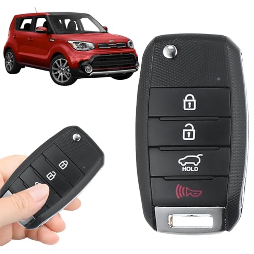 Boxonly Replacement Keyless Entry Remote Car Key Fob for Kia