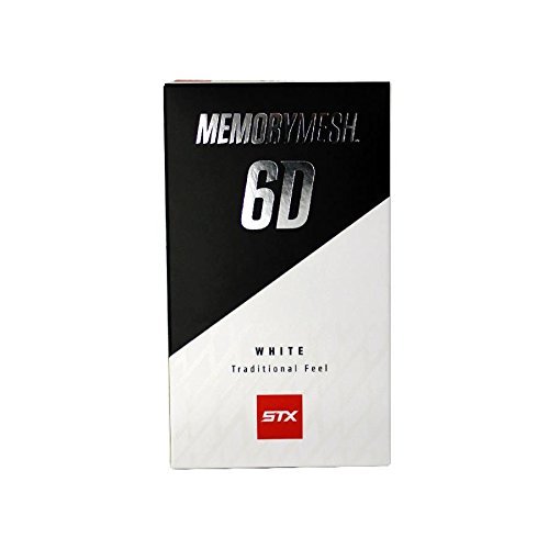 Stx Lacrosse Pt M6A We 6D Memory Mesh Packet, Attack/Midfield/Defense, White #TOP16