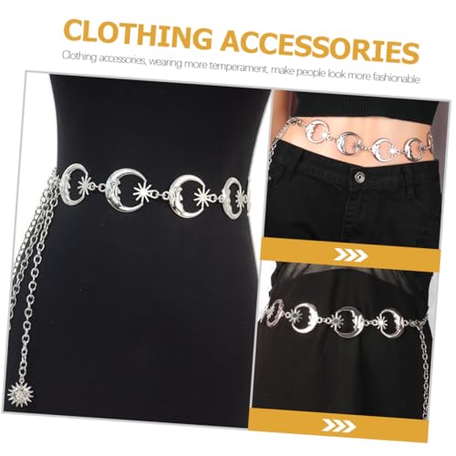 BESPORTBLE Stylish Waist Chain for Women Metal Dress Belt Lightweight Accessory for Dresses and Parties Belly Chain Jewelry for Girls2