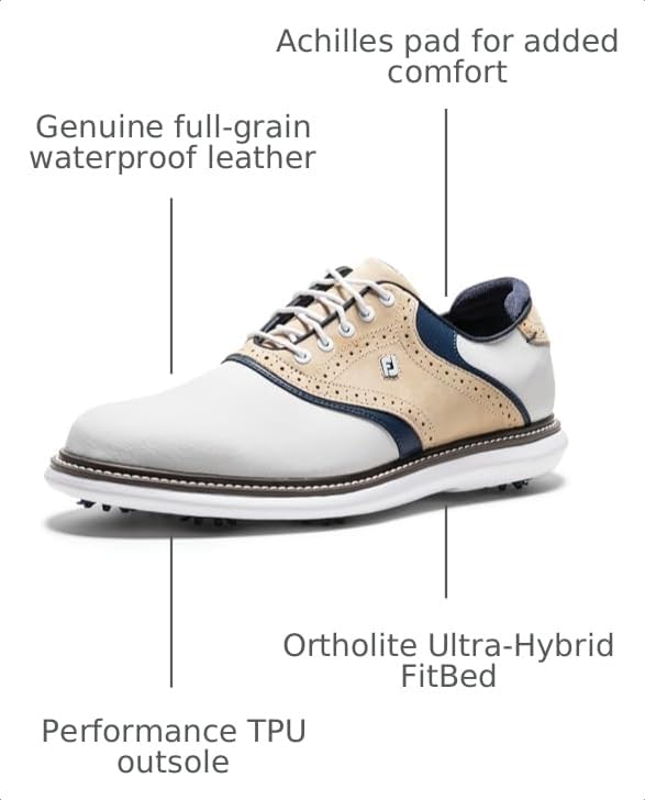 Image of FootJoy Men's Traditions Previous Season Style Golf Shoe