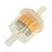VizGiz 5 Pack Lawn Mower Inline Fuel Filter with Magnet 1/4 inch Fuel Line Tubing Mini Dirt Bike Gas Filters for Motorcycle Motorbike Gas Powered Pressure Washer Chainsaw Post Hole Digger Snow Blower