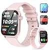TRAUSI Smart Watches for Women Men, 1.83" HD Smartwatch with 120 Sports Modes, Heart Rate/Sleep Monitor, IP67 Waterproof, Bluetooth Call & Music Control for iPhone/Android (Pink)
